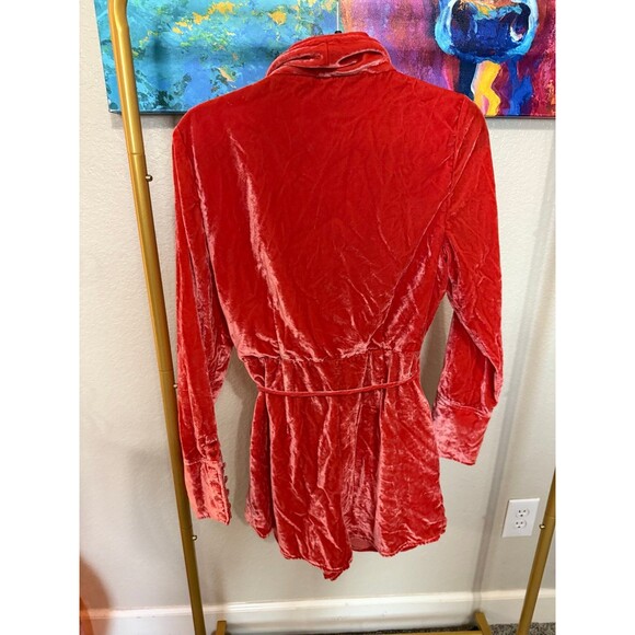 Free People Viola Velvet Romper M - Picture 7 of 7